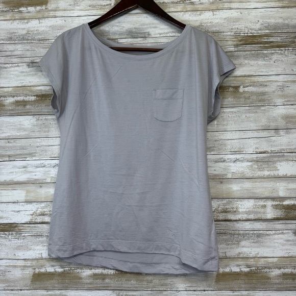 Arc'teryx Women's A2B Scoop Neck Shirt Size Medium In Athena Grey - Picture 1 of 7